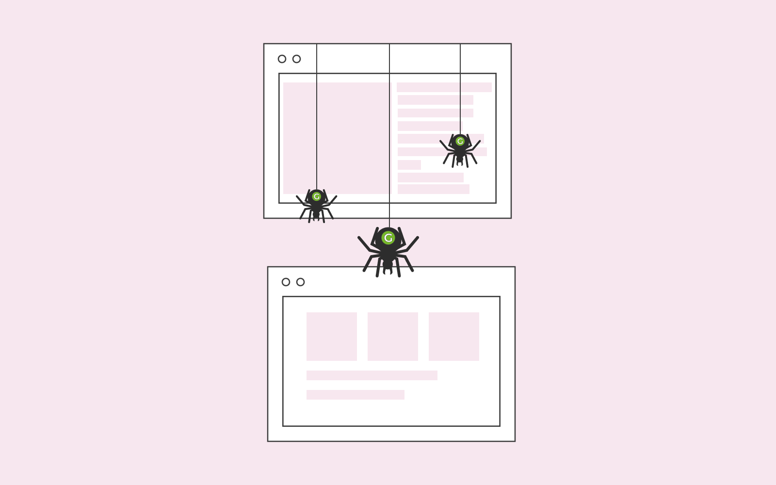 Illustration of Crawler spiders